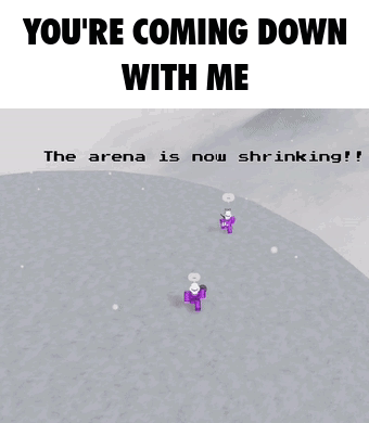 A Screenshot Of A Video Game With The Words " You 'Re Coming Down With Me " GIF