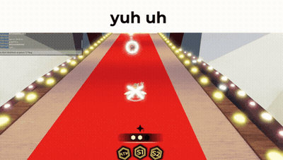 A Screenshot Of A Video Game With The Words Yuh Uh GIF