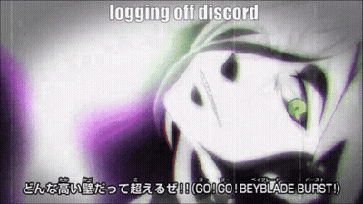 A Screenshot Of A Video With The Words " Logging Off Discord " On The Bottom GIF