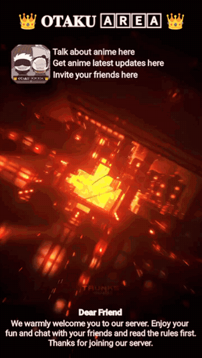 A Screenshot Of A Website Called Otaku Area With A Crown On It GIF