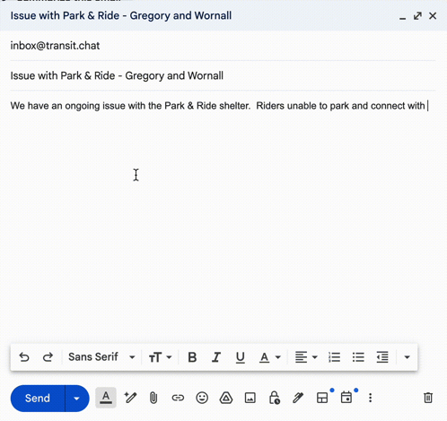 A Screenshot Of An Email With Gregory And Wornall Written On It GIF