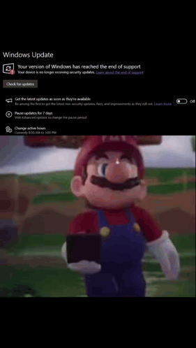 A Screenshot Of Mario Taking A Picture Of Himself With A Cell Phone GIF
