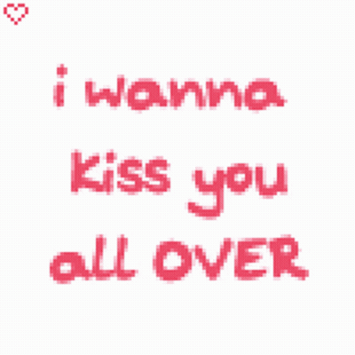 A Seamless Pattern Of Pink Lips With A Heart In The Background GIF