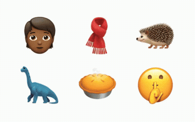 A Set Of Emojis Including A Fairy A Curling Stone And A Man Climbing A Rock Wall GIF