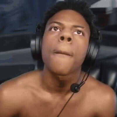 A Shirtless Man Wearing Headphones And A Microphone Making A Funny Face GIF