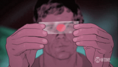 A Showtime Ad Shows A Man Holding A Piece Of Paper In His Hands GIF