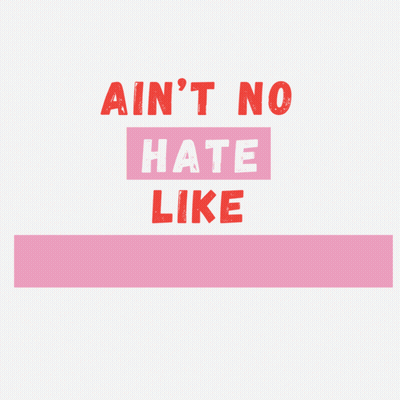 A Sign That Says Ain T No Hate Like Christian Love GIF