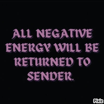 A Sign That Says All Nec Energy Return Send On It GIF