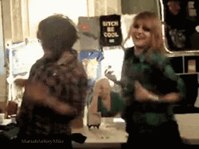 A Sign That Says Bitch Be Cool Hangs On A Wall GIF