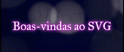 A Sign That Says Boas-Vindas Ao Svg In Purple Letters GIF