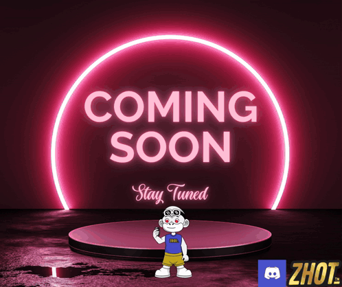 A Sign That Says Coming Soon Stay Tuned GIF