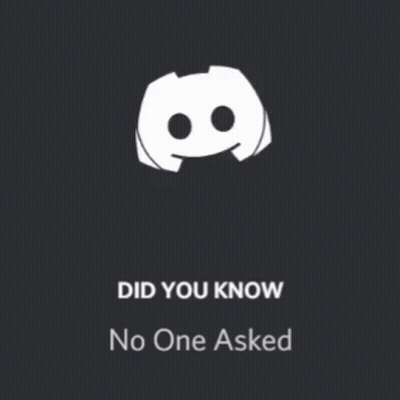 A Sign That Says Did You Know No One Asked With A Smiley Face GIF