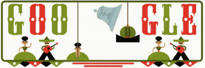 A Sign That Says " Google Gle " With A Cactus On It GIF