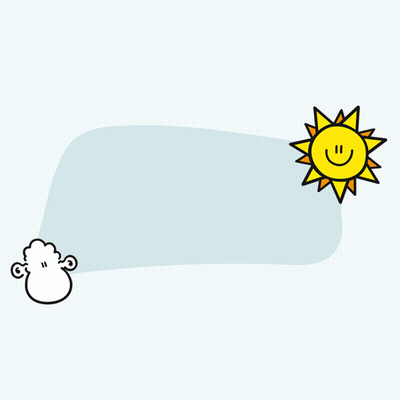 A Sign That Says Hab Einen Tollen Tag With A Smiling Sun Behind It GIF