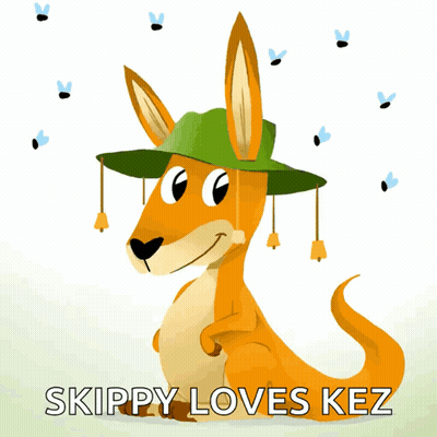 A Sign That Says Happy Australia Day On It GIF