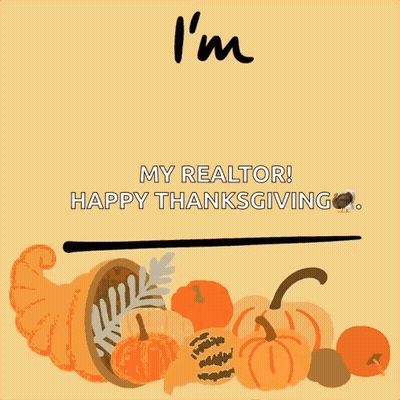 A Sign That Says I 'M Thankful For My Realtor GIF