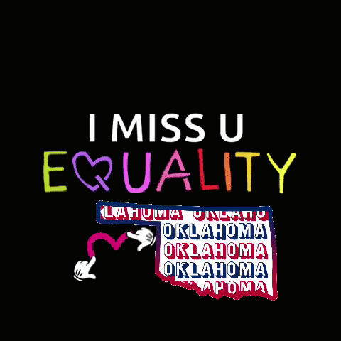 A Sign That Says " I Miss U Equality " On It GIF