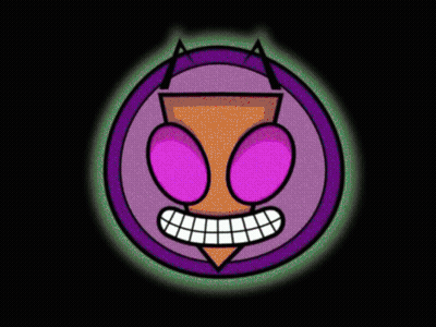 A Sign That Says Invasion On It In Red Letters GIF