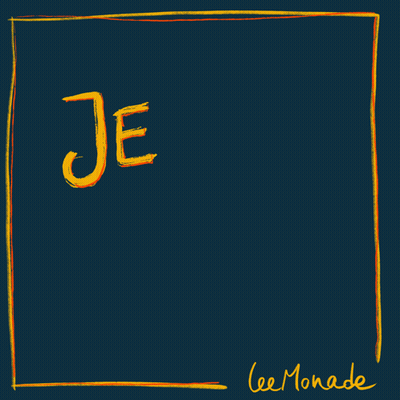 A Sign That Says Je Fais Une Pause In Yellow On A Blue Background GIF