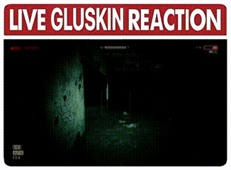 A Sign That Says Live Gluskin Reaction With A Picture GIF