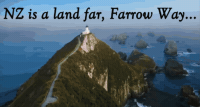 A Sign That Says Nz Is A Land Far GIF