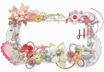 A Sign That Says Oth Birthday Is Surrounded By Flowers And Lace GIF