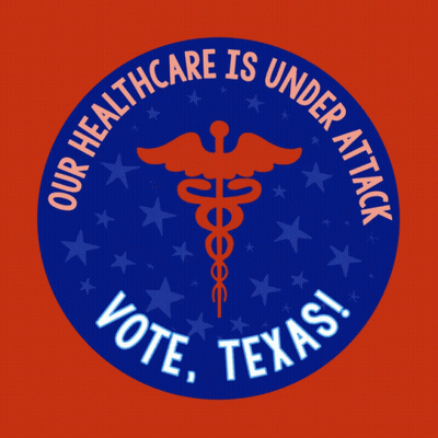 A Sign That Says Our Healthcare Is Under Attack GIF