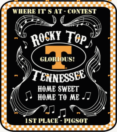 A Sign That Says Rocky Top On It GIF