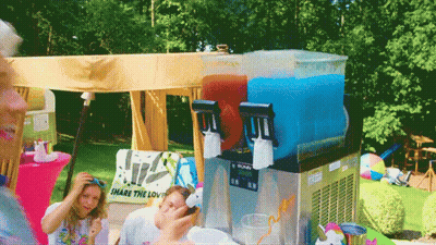 A Sign That Says Share The Love Is On The Table GIF