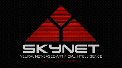 A Sign That Says Skynet Neural Net Based Artificial Intelligence On It GIF