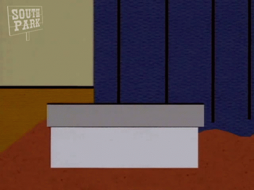 A Sign That Says South Park Is On A Wall GIF