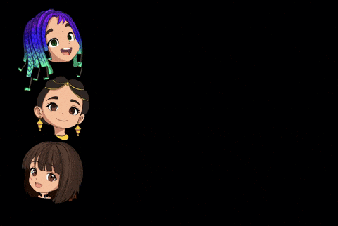 A Sign That Says Than Khach Booyah With Three Girls GIF