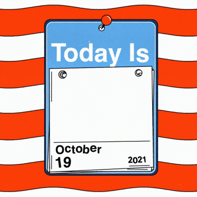 A Sign That Says Today Is Vote Early Day On October 23 2021 GIF