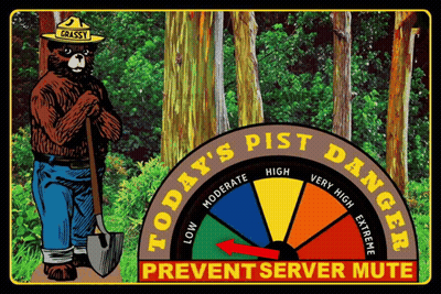 A Sign That Says Today 'S Gist Danger GIF