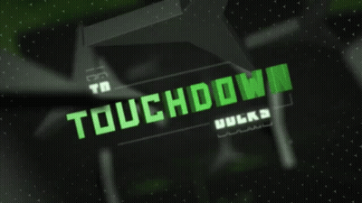 A Sign That Says Touchdown Ducks Ducks On It GIF