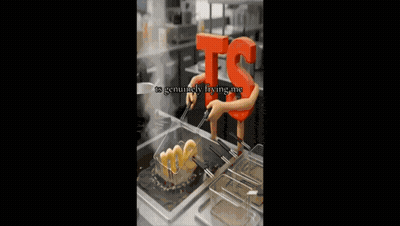 A Sign That Says Ts Genuinly Frying Me GIF