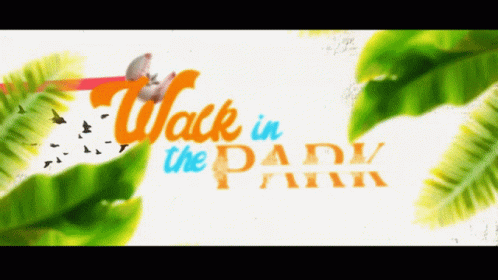 A Sign That Says Wack In The Park Surrounded By Green Leaves GIF