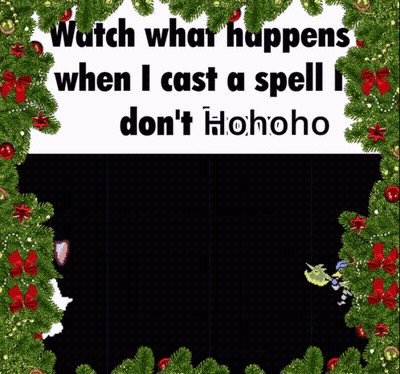 A Sign That Says Watch What Happens When I Cast A Spell I Don T Hohoho GIF