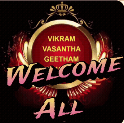 A Sign That Says " Welcome All " With A Crown On It GIF