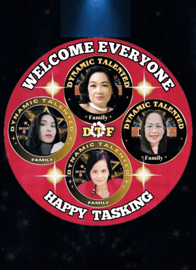 A Sign That Says Welcome Everyone Dynamic Talented Family Dynamic Talented Happy Tasking GIF