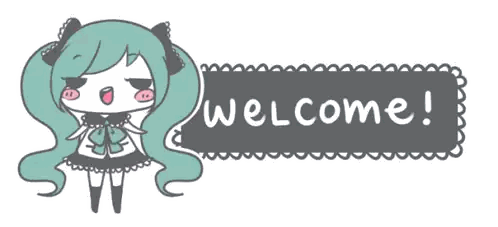 A Sign That Says Welcome With A Girl In The Background Sticker