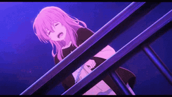 A Silent Voice Shouko Nishimiya Breaking Down GIF