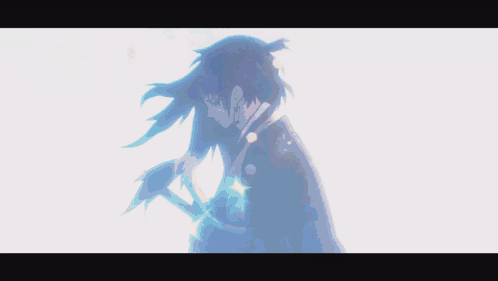 A Silhouette Of A Man With The Word Espada On The Bottom Right GIF