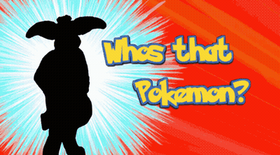 A Silhouette Of A Person With The Words Whos That Pokemon Below It GIF