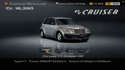 A Silver Chrysler Pt Cruiser Is Displayed On A Screen GIF