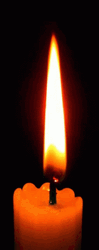 A Single Lit Bougie GIF