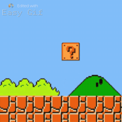 A Skeleton Is Standing On A Brick Wall With A Box On His Head In A Video Game GIF