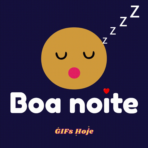 A Sleeping Face With The Words Boa Noite In White Letters GIF