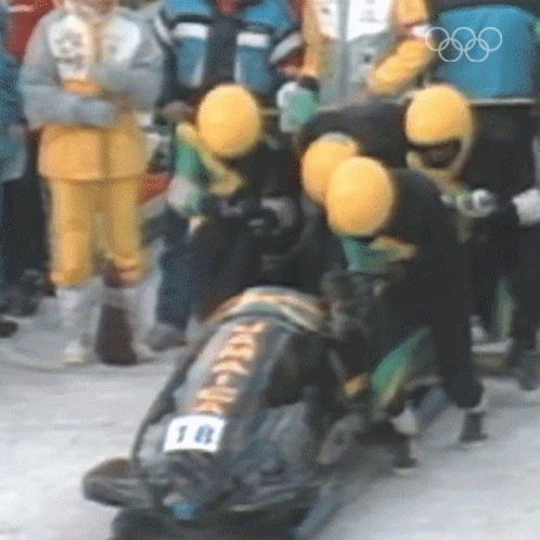 Sleigh With Number 1R GIF