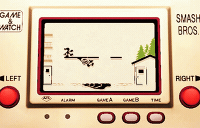 A Small Brothers Game And Watch Is Displayed On A Screen GIF